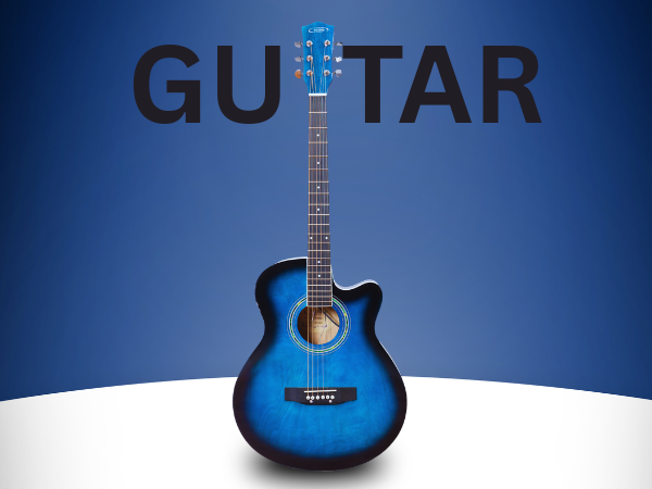TECHNO RJ-10240CG- ProSound with 4-Band EQ-40 Inch Semi-acoustic Guitar Mahogany, Spruce Rosewood Right Hand Orientation(BLUE)