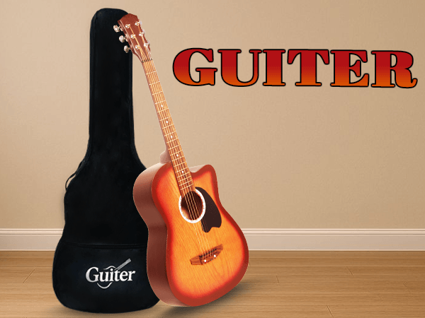 Guiter RJ-OTG239D Acoustic Guitar Combo(Pickup, Bag, Strings, Picks, Strap) Acoustic Guitar Mahogany Rosewood Right Hand Orientation