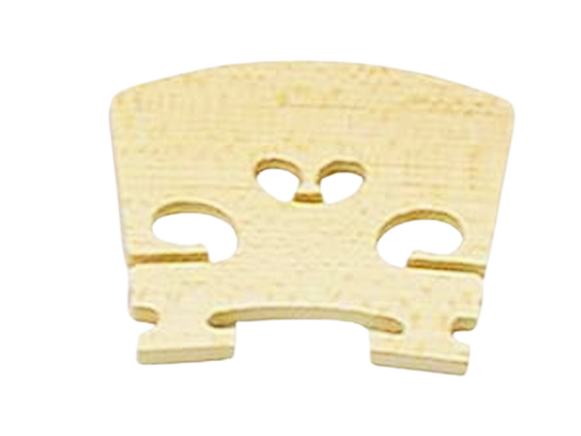 TECHNO Premium 4/4 Violin Bridge – Select Maple Wood, Precision-Cut Natural Finish, Professional Acoustic Replacement Accessory