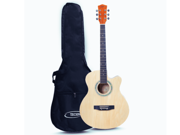 TECHNO RJ-10240CG- ProSound with 4-Band EQ-40 Inch Semi-acoustic Guitar Mahogany, Spruce Rosewood Right Hand Orientation(NT)