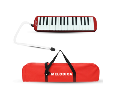 TECHNO Premium 32-Key Melodica – Portable Melodica Keyboard with Carry Case