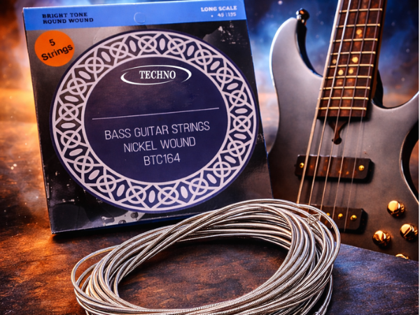 TECHNO Acoustic RJ-BTC-10164 5 String Bass Guitar Strings Nickel Wound Deep Tone Long Lasting Guitar String