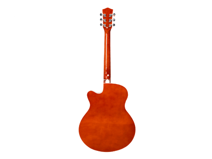 TECHNO RJ-10240CG- ProSound with 4-Band EQ-40 Inch Semi-acoustic Guitar Mahogany, Spruce Rosewood Right Hand Orientation(NT)
