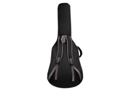 ZINTECH Guitar Bag 36 Inch, Black Nylon, 8mm Padded, Adjustable Backpack Straps, Waterproof with Front Accessory Pocket