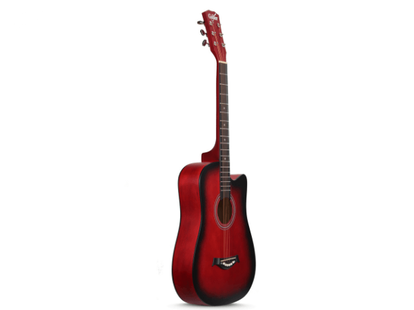 TECHNO OTG-38CG Acoustic Guitar Kit, 38-Inch Cutaway -With ,TRUSS ROD & Accessories Acoustic Guitar Linden Wood Rosewood Right Hand Orientation