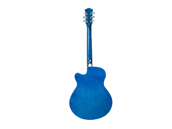 TECHNO RJ-10240CG- ProSound with 4-Band EQ-40 Inch Semi-acoustic Guitar Mahogany, Spruce Rosewood Right Hand Orientation(BLUE)