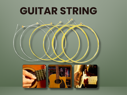 Techno TEGS-59 Electric Guitar Strings, Light Gauge .010-.046, Steel and Synthetic Core, 6-String Set for Electric Guitars