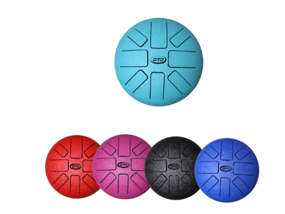 OTO Steel Tongue Drum, Sky Blue, 8 Notes, with Mallets and Carrying Bag, Percussion Instrument(Sky Blue)