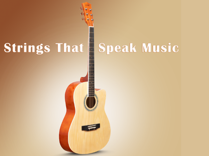 TECHNO RJ-10239CEG- ProSound with 4-Band EQ-39 Inch Semi-acoustic Guitar Mahogany, Spruce Rosewood Right Hand Orientation (Natural)