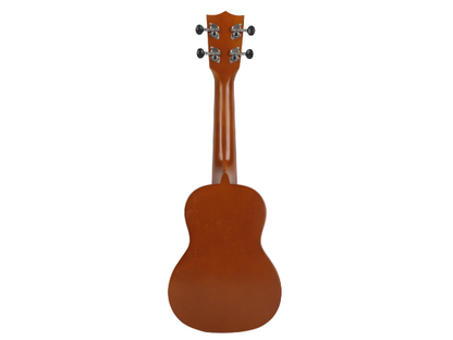 TECHNO 21-Inch Soprano Ukulele – Mahogany Body, Rosewood Fretboard with Carry Bag Soprano Ukulele (Brown)