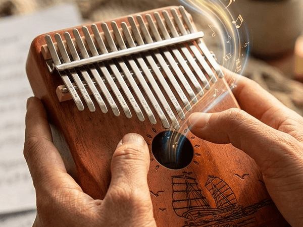 TECHNO Premium 17-Key Kalimba Thumb Piano for Beginners Premium 17-Key Kalimba Thumb Piano for Beginners Analog Portable Keyboard