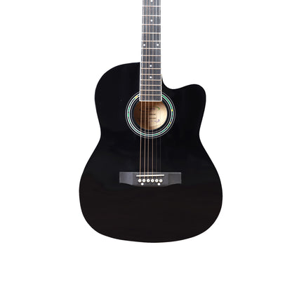 TECHNO 39 Acoustic Guitar with Spruce Top, Linden Body & Closed Die-Cast Tuners Acoustic Guitar Spruce Rosewood Right Hand Orientation